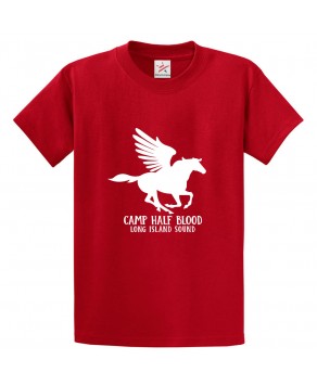 Camp Half Blood Long Island Sound Unicorn Unisex Classic Kids and Adults T-Shirt for TV Show Fans